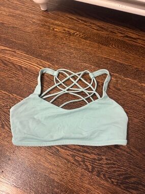 lululemon athletica Strappy Back Mint Sports Bra